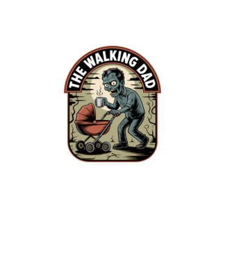 The Walking Dad minta fekete pólón