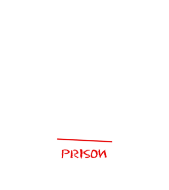 Back to prison - iskola minta fehér pólón