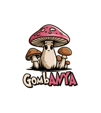 GombANYA minta fehér pólón