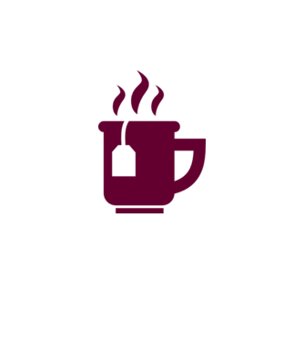 Angol tea minta fehér pólón