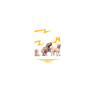 LABRADOR evolúció minta fekete pólón