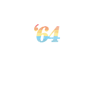 Retro születésnap 1964 minta fekete pólón