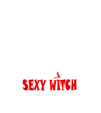 Sexy witch boszi minta sötétkék pólón