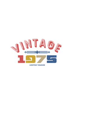 VINTAGE limited 1975 minta fehér pólón