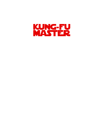 kung-fu-master minta királykék pólón