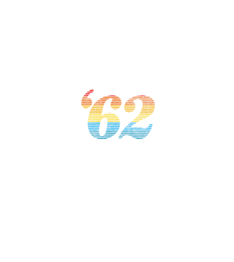 Retro születésnap 1962 minta fekete pólón