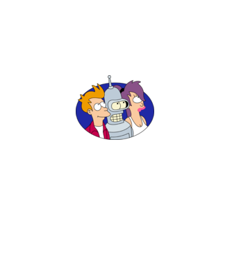 Futurama minta fehér pólón