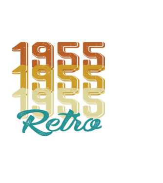 RETRO - 1955 minta fekete pólón