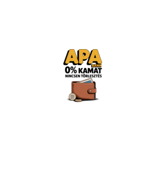 APA BANK minta fehér pólón