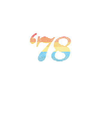 Retro születésnap 1978 minta farmerkék pólón