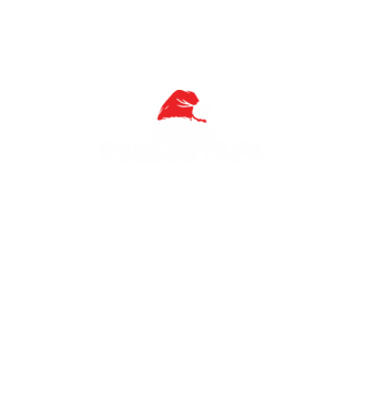 Mikulás sapka Keresztapa minta fekete pólón