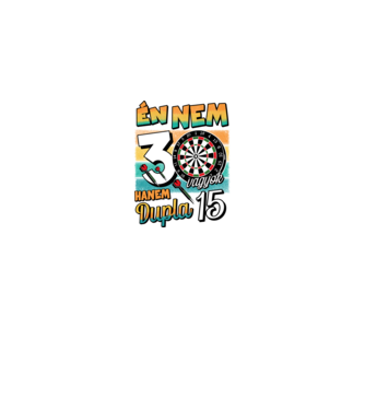 Darts Szülinap 30 éves minta királykék pólón