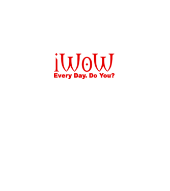 iWoW Every Day Do You.eps minta fekete pólón