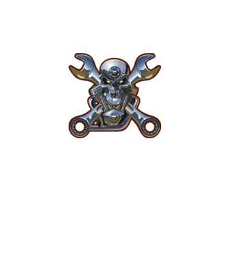 Motorhead minta fekete pólón