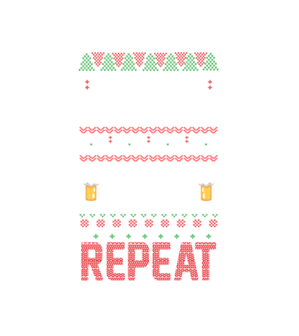 Drink drink repeat minta fehér pólón