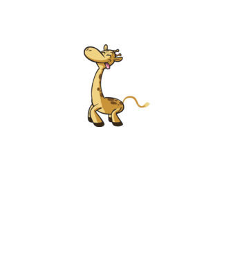 giraffe minta zöld pólón