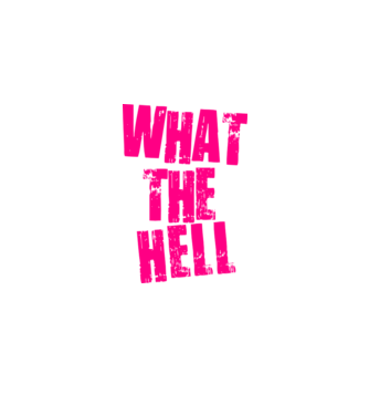 What the hell minta fekete pólón