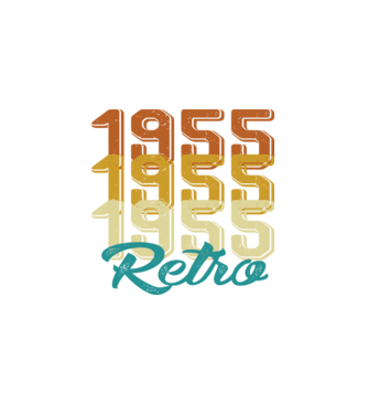 RETRO - 1955 minta fekete pólón