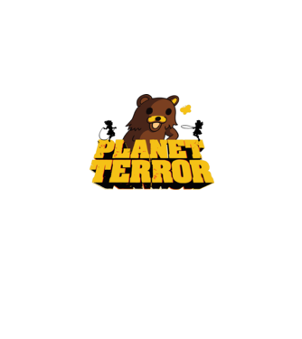 Planet terror minta fehér pólón