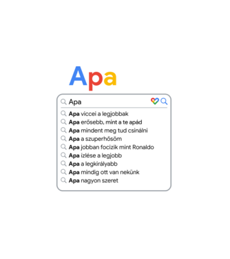 Google keresés APA minta fehér pólón