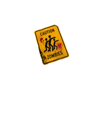 zombiaattac minta fekete pólón