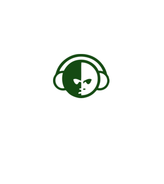 Headset minta fehér pólón