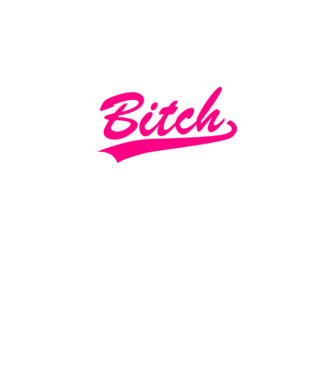 Bitch minta fehér pólón