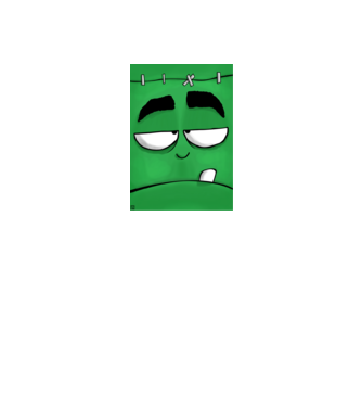 Cubie - Frankenstein minta királykék pólón