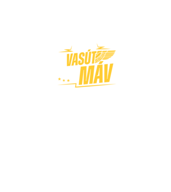 Hív a vasút vár a máv minta királykék pólón
