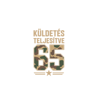 Küldetés teljesítve 65 minta fekete pólón