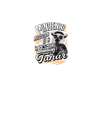Itt van a legjobb Tanár minta fekete pólón