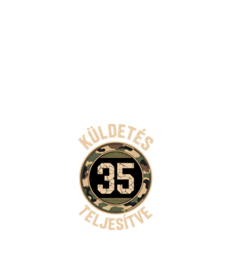Küldetés teljesítve 35 minta fehér pólón