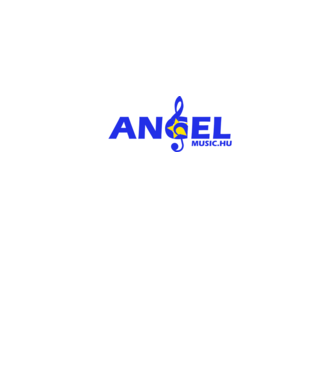 Angel music minta fekete/piros pólón