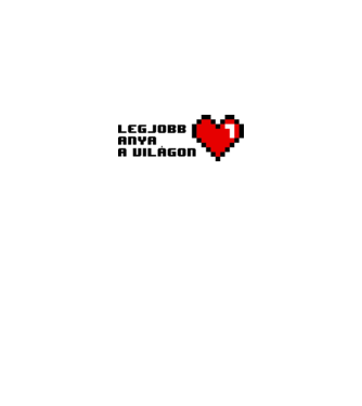 8bit anya minta fehér pólón