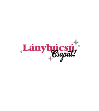 Lánybúcsú Csapat! minta homokszín pólón