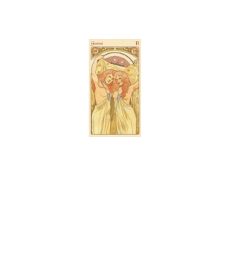 Tarot Horoszkóp IKREK minta fehér pólón