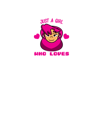 Girl Gamer minta fekete pólón