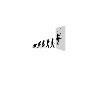 wallclimb.eps minta szürke pólón