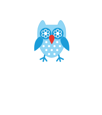 owl-07.ai minta fehér/royal pólón
