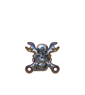Motorhead minta fekete pólón