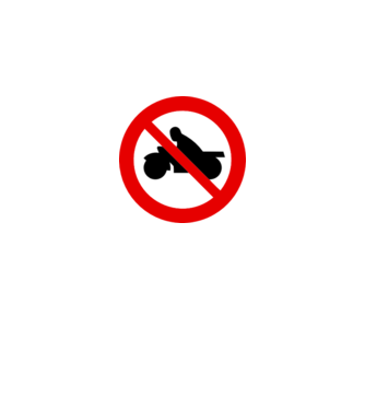 No Motor minta fekete pólón
