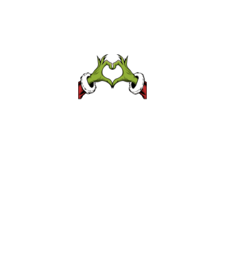 Szeretem a karácsonyi páros pólókat Grinch Fekete pólóra minta fekete pólón