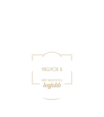 Büszke vagyok a szakmámra Pincér minta fekete pólón