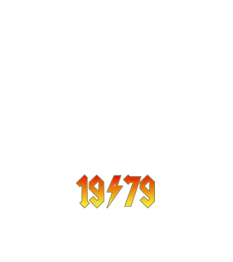Rock születésnap 1979 Június minta sötétkék pólón