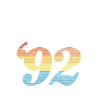Retro születésnap 1992 minta fekete pólón