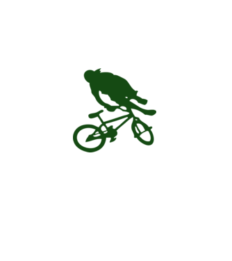 bmx minta sötétkék pólón