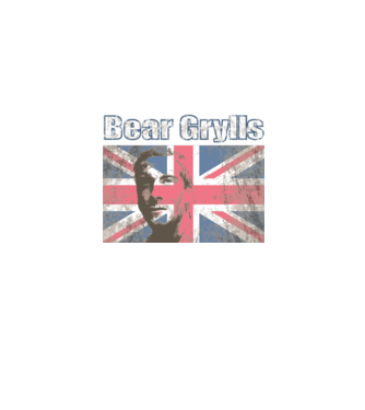 Bear Grylls minta fehér pólón