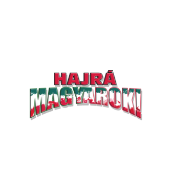 EB 2024 hajrá magyarok text minta fekete pólón