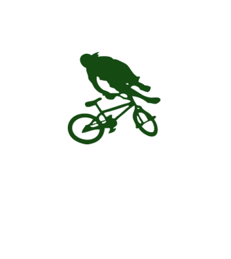 bmx minta sötétszürke pólón