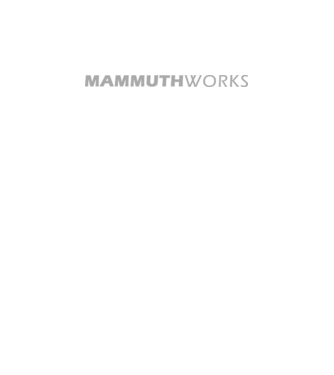 Mammut works minta fehér pólón
